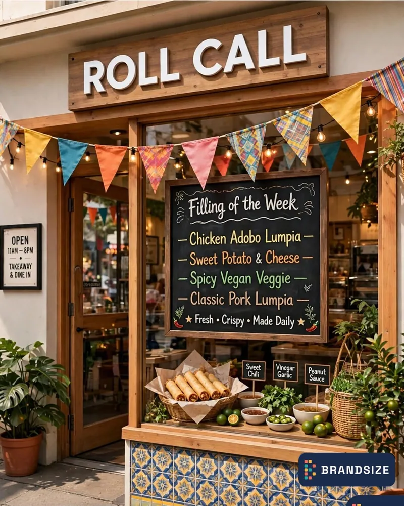 Roll Call storefront concept from Brand My Idea episode 27